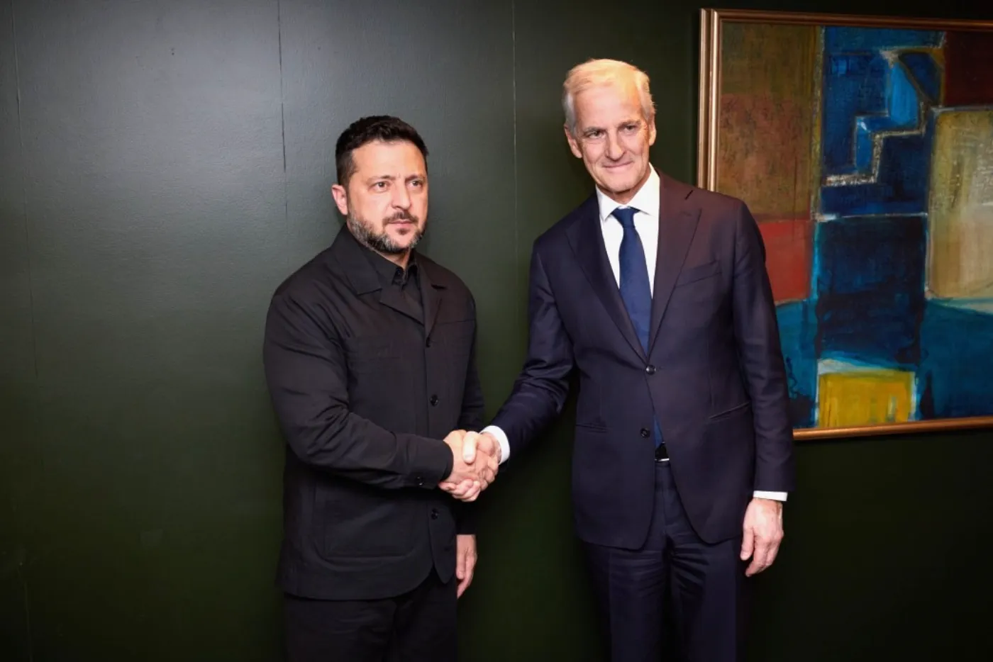 Volodymyr Zelensky and Jonas Gahr Støre, Oslo, September 2026