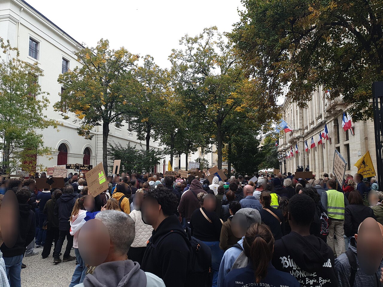The 17 October demonstration in Valence