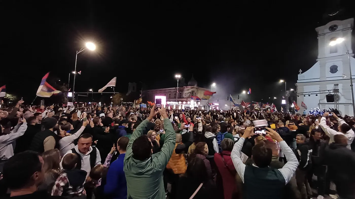 Student List rally in Stara Pazova, 20 October 2026