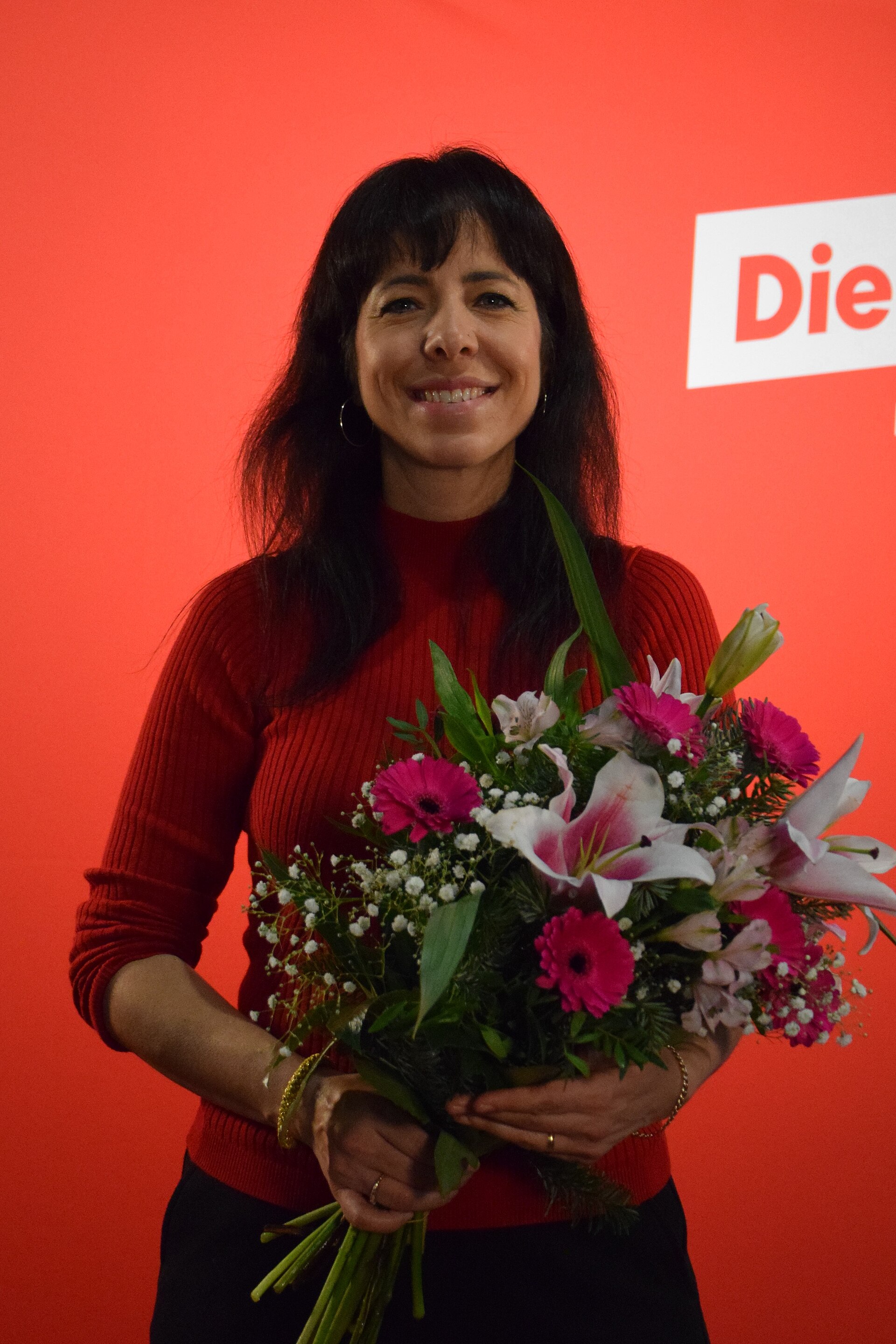 Elif Eralp, Die Linke’s lead candidate in Berlin, in December 2025