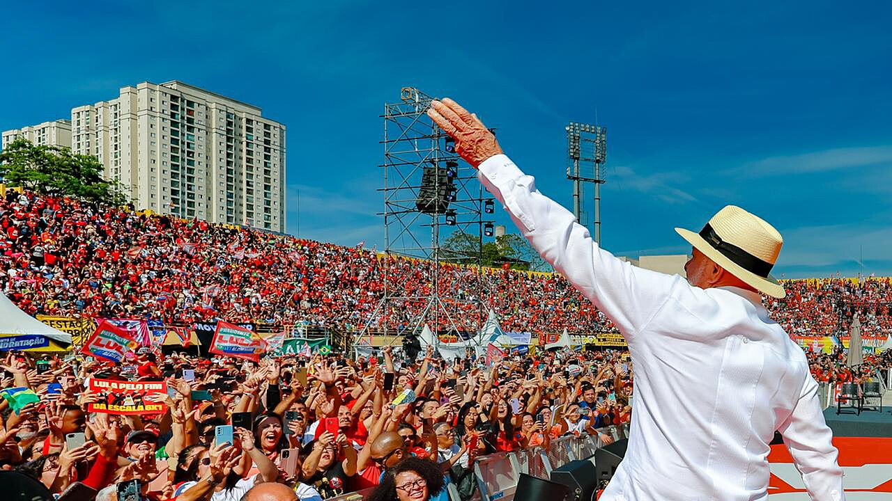 Lula au lancement de sa campagne, 16 août 2026